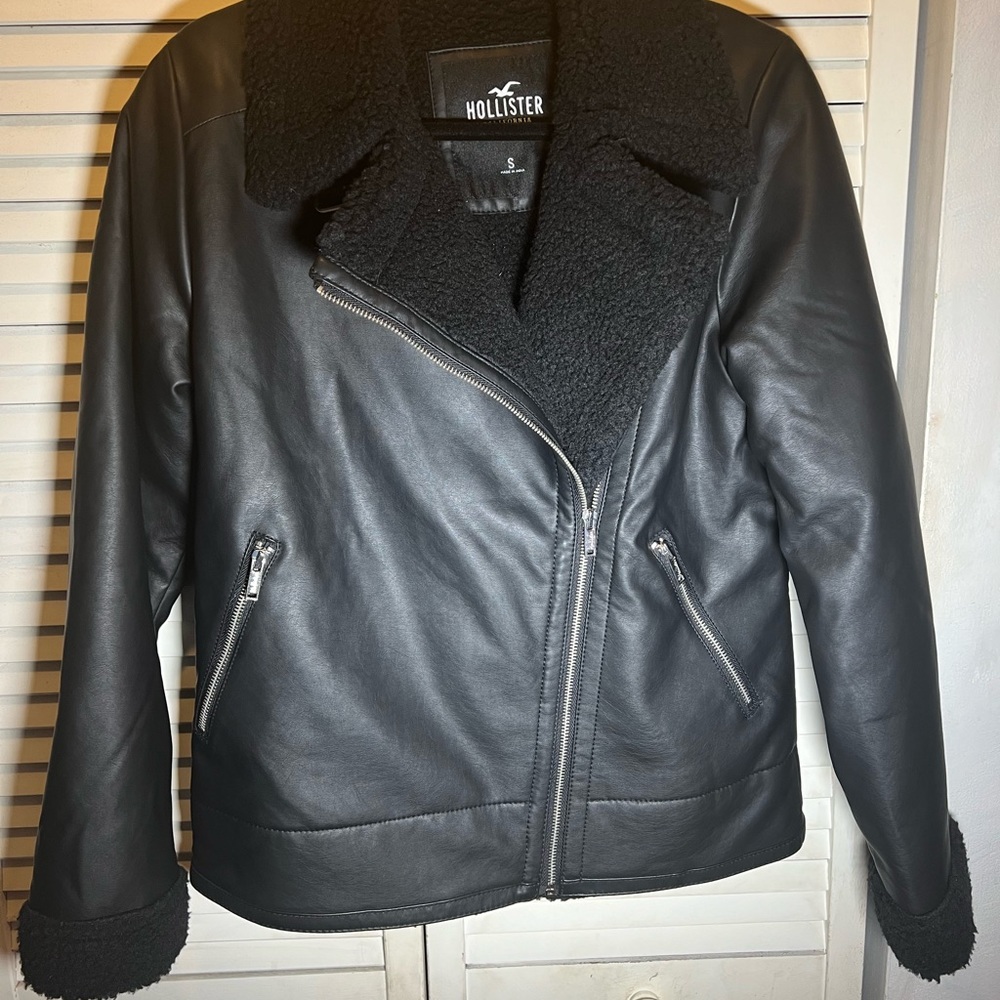 Hollister Vegan Leather Jacket